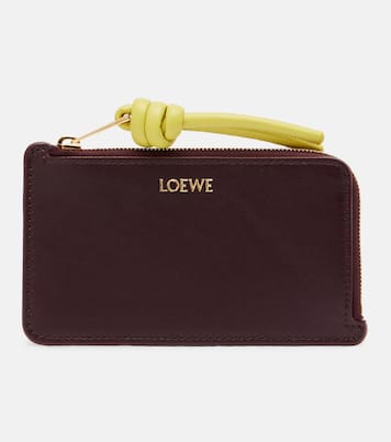 Knot leather card holder | Loewe