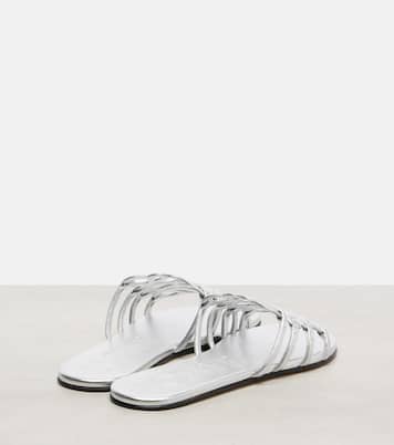 Petal Anagram leather slides | Loewe