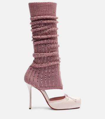 Cassia 100 satin pumps | Christian Louboutin