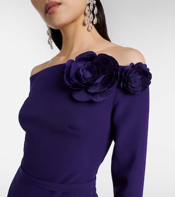 Midikleid Jay aus Crêpe | Safiyaa