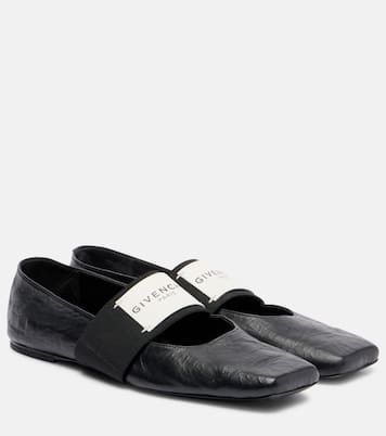 Ballerinas Sliced Square aus Leder | Givenchy