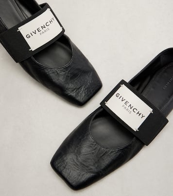 Ballerinas Sliced Square aus Leder | Givenchy
