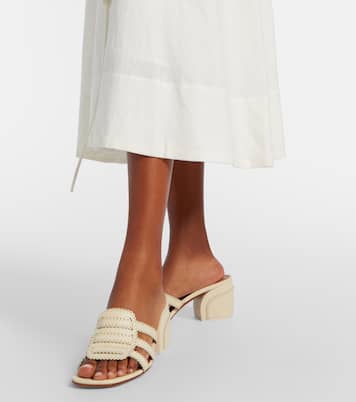 Goldie 65 leather mules | Zimmermann