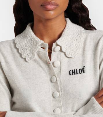 Logo wool cardigan | Chloé