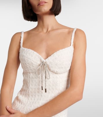 Embellished tweed minidress | Area