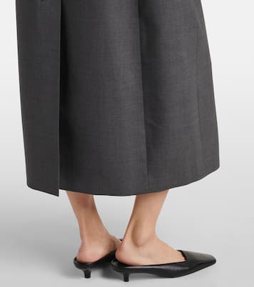 Double-breasted virgin wool coat | Róhe