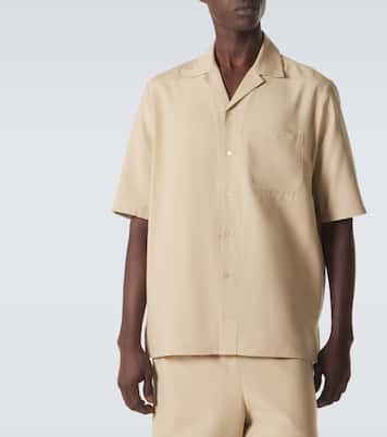 Camicia da bowling in seta | Le Kasha