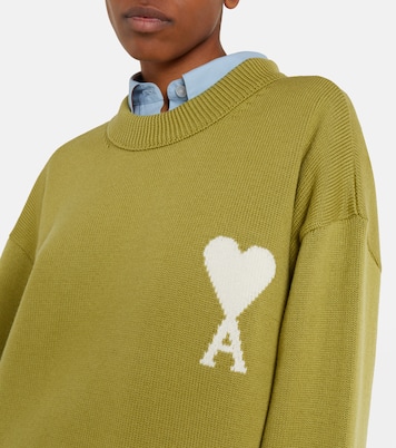 Ami De Cœur wool and cotton sweater | Ami Paris