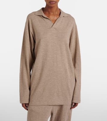 Polopullover Niosa aus Baumwolle und Leinen | The Row