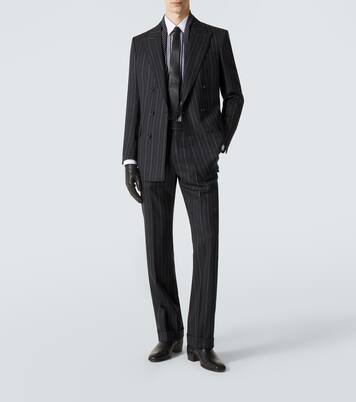 Blazer rayé en laine | Tom Ford
