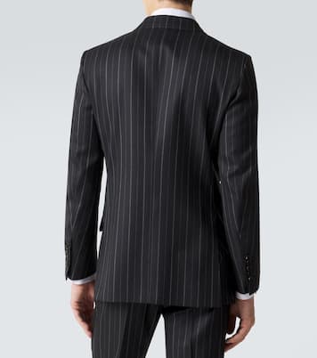 Blazer rayé en laine | Tom Ford