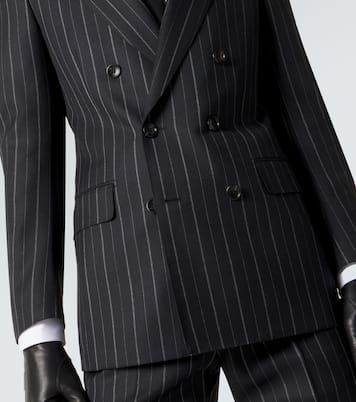 Blazer rayé en laine | Tom Ford