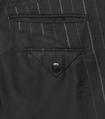 Blazer rayé en laine | Tom Ford