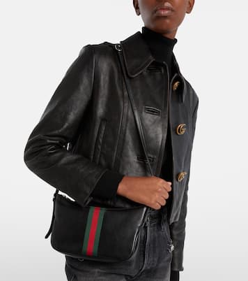 Lunetta Small leather crossbody bag | Gucci