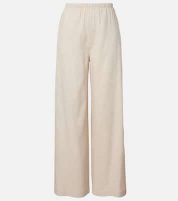 Destino linen-blend wide-leg silhouette | Max Mara
