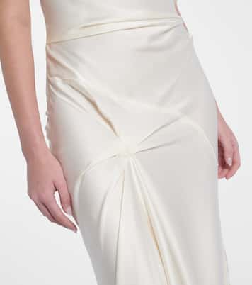 Robe Posy aus Satin | Victoria Beckham