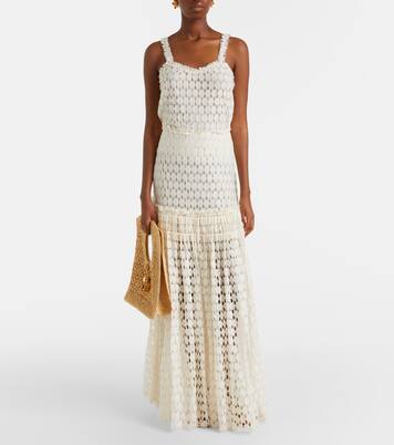 Aris cotton-blend lace maxi skirt | Ulla Johnson