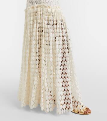 Aris cotton-blend lace maxi skirt | Ulla Johnson