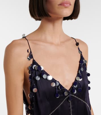 Ludna embellished silk satin minidress | Isabel Marant