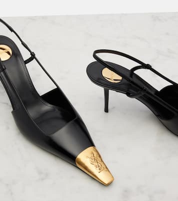 Slingback-Pumps Jeanne 75 aus Leder | Saint Laurent