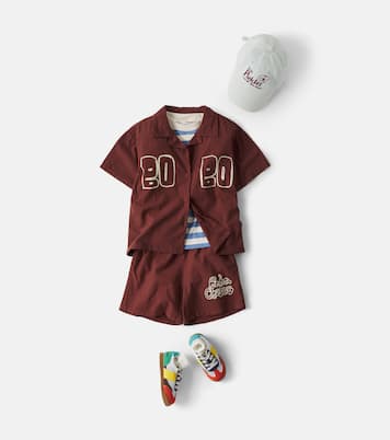 Chemise de bowling en coton à logo | Bobo Choses