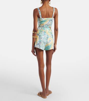 Shorts in cotone con stampa paisley | Etro