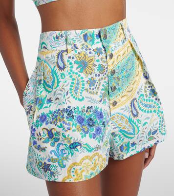 Shorts in cotone con stampa paisley | Etro