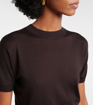 Knitted silk top | Joseph