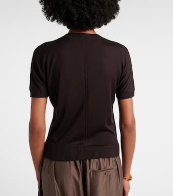 Knitted silk top | Joseph