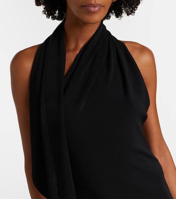 Vestido midi Mitchell con bufanda | Altuzarra