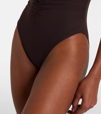 Ruched bandeau swimsuit | Karla Colletto