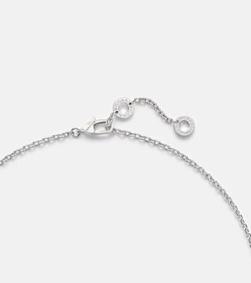 Serpenti Viper 18kt white gold necklace with diamonds | Bvlgari