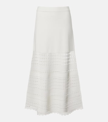 Westly open-knit midi skirt | Simkhai