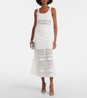 Westly open-knit midi skirt | Simkhai