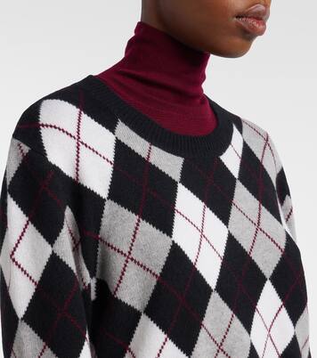 Antoni argyle cashmere sweater | Lisa Yang