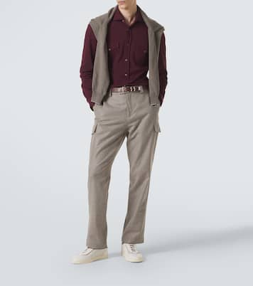 Cotton piqué shirt | Brunello Cucinelli
