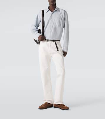 Suede penny loafers | Prada