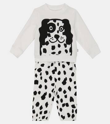 Baby cotton sweatshirt and pants set | Stella McCartney Kids