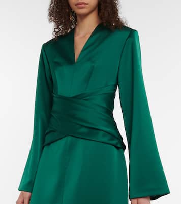 Robe aus Satin | Rasario