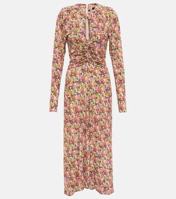 Robe midi Jinelima à fleurs | Isabel Marant