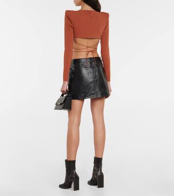 Top Dale aus Crêpe | Alex Perry