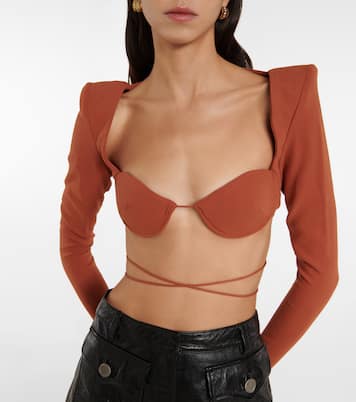 Top Dale aus Crêpe | Alex Perry