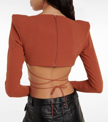 Top Dale aus Crêpe | Alex Perry