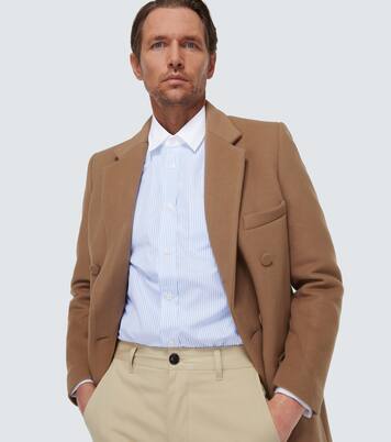 Striped cotton poplin shirt | Winnie New York