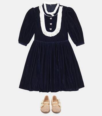 Velvet dress | Self-Portrait Kids