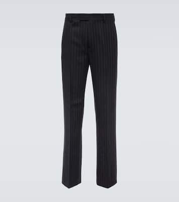 Pinnet pinstripe straight pants | Dries Van Noten