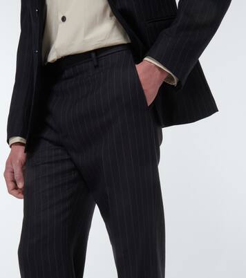 Pinnet pinstripe straight pants | Dries Van Noten