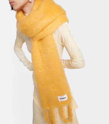 Mohair and wool-blend scarf | Jil Sander