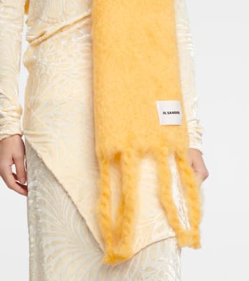 Mohair and wool-blend scarf | Jil Sander