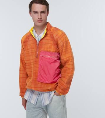 Graenmo linen-blend half-zip sweater | Ranra
